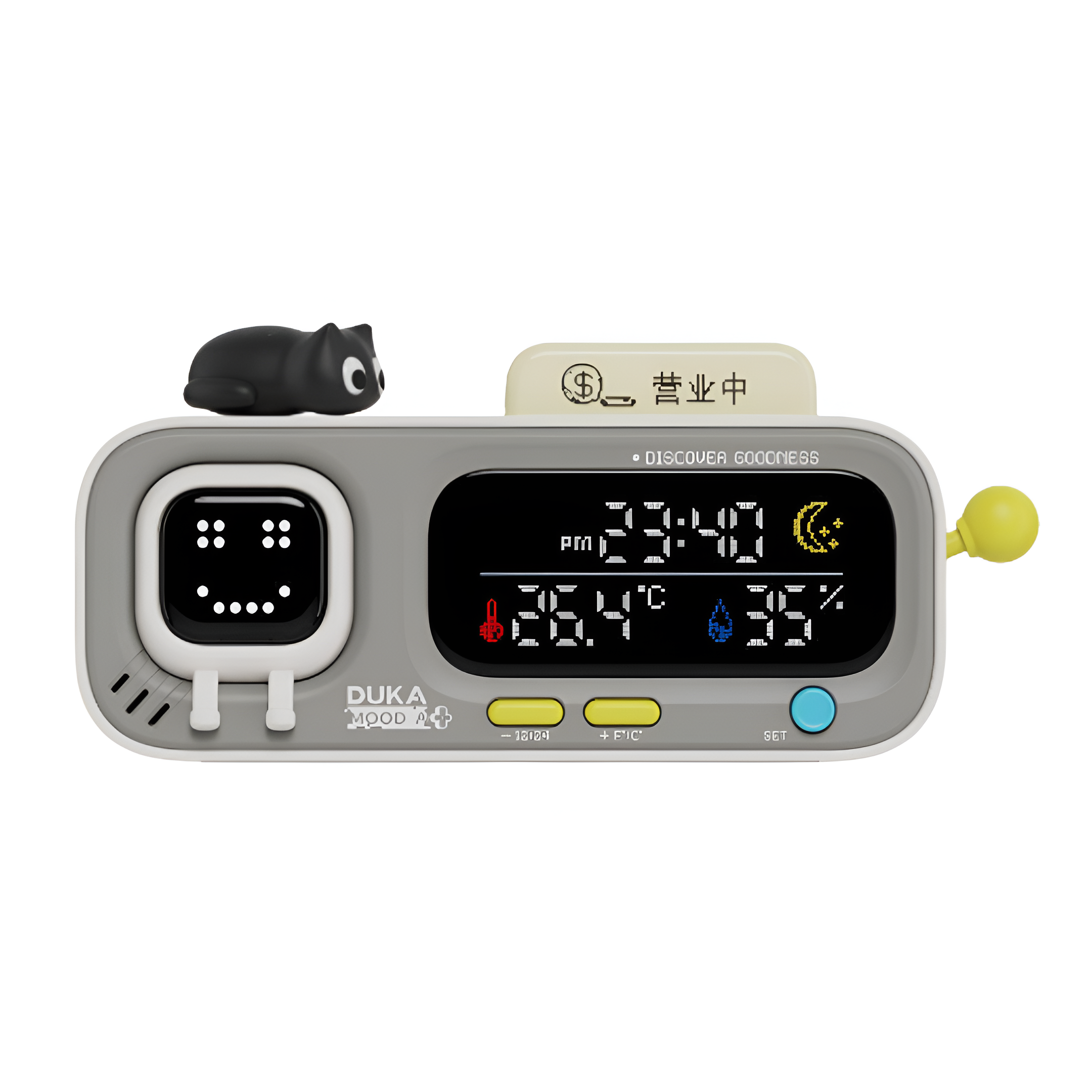 Duke Mood Smart Thermometer Hygrometer Clock