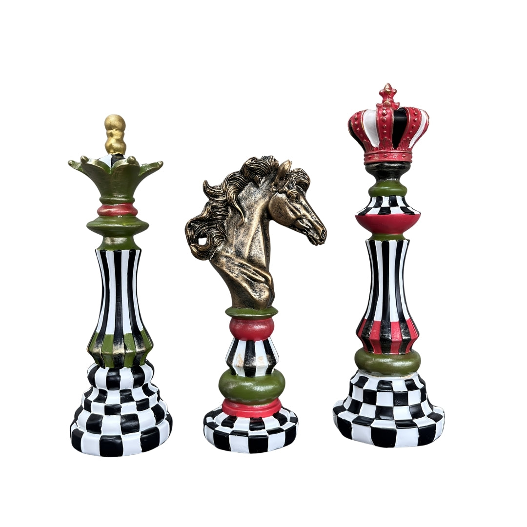 Nordic Chess Statues Set