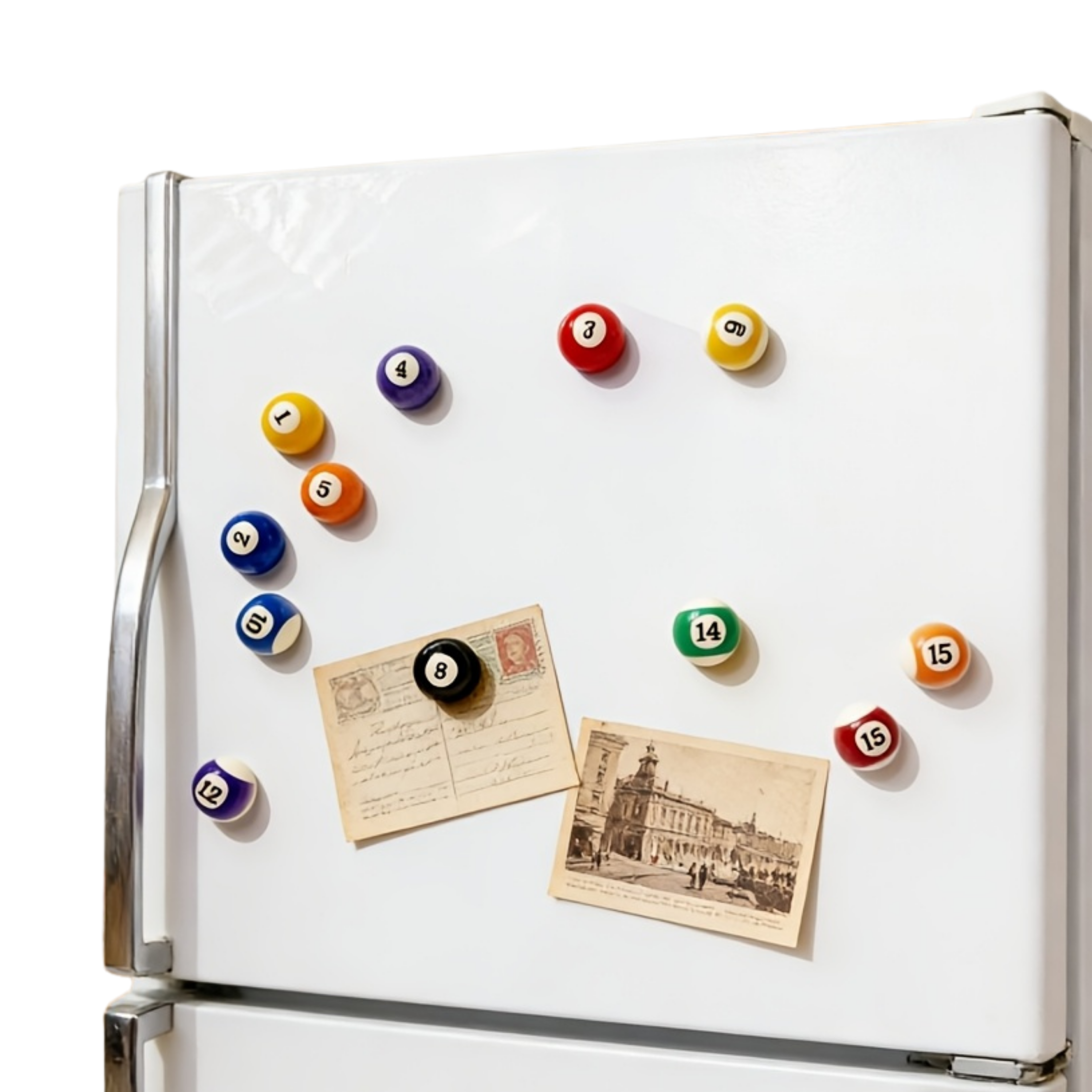 Billiards Fridge Magnets Set 15pcs