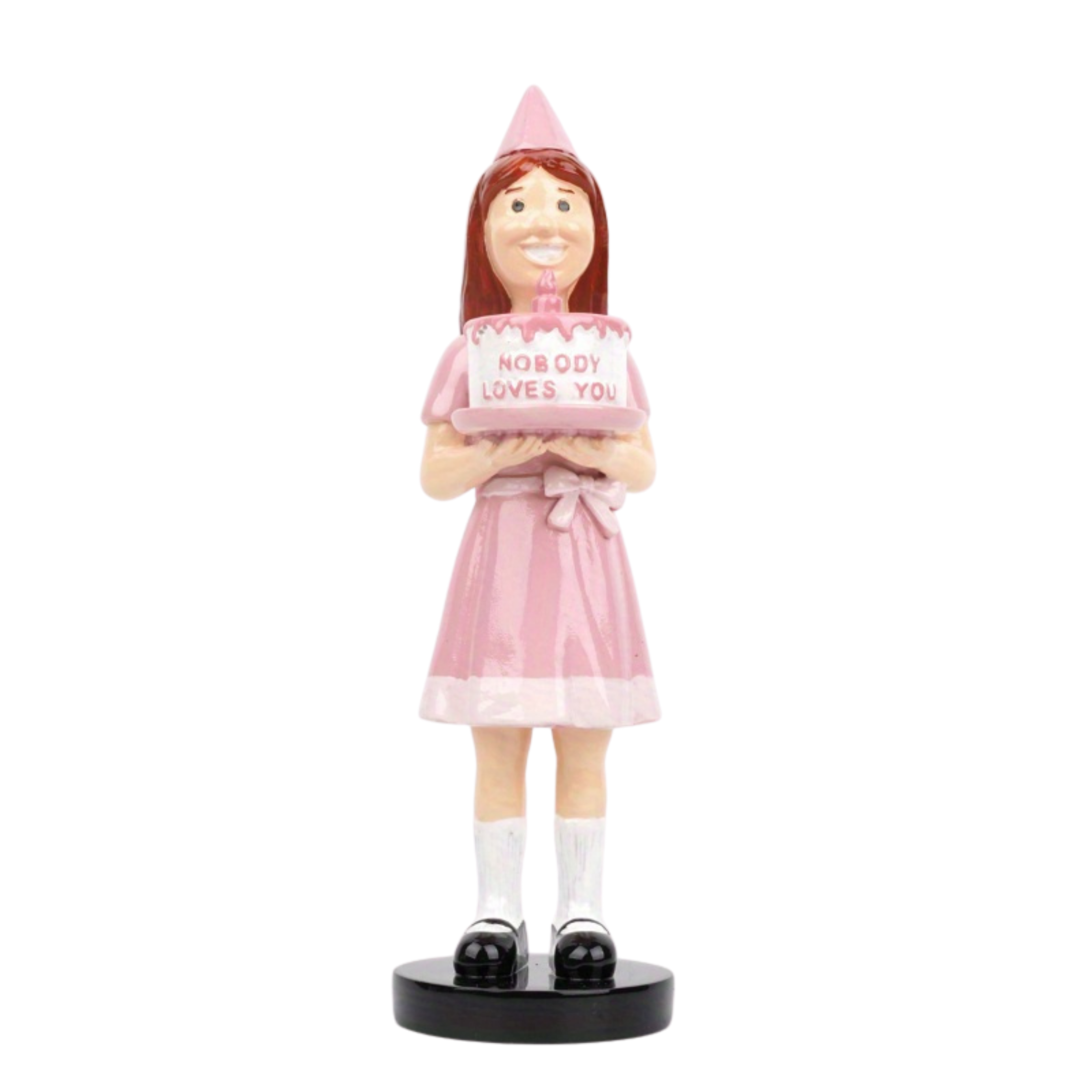 Black Humor Ornament “Nobody Loves You” Decor