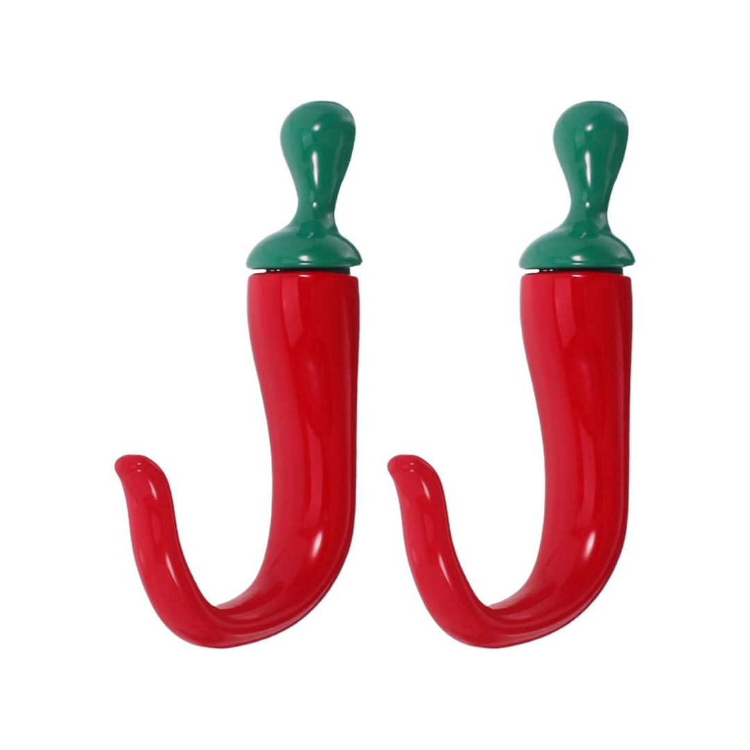 Chili Pepper Wall Hook Metal Organizer