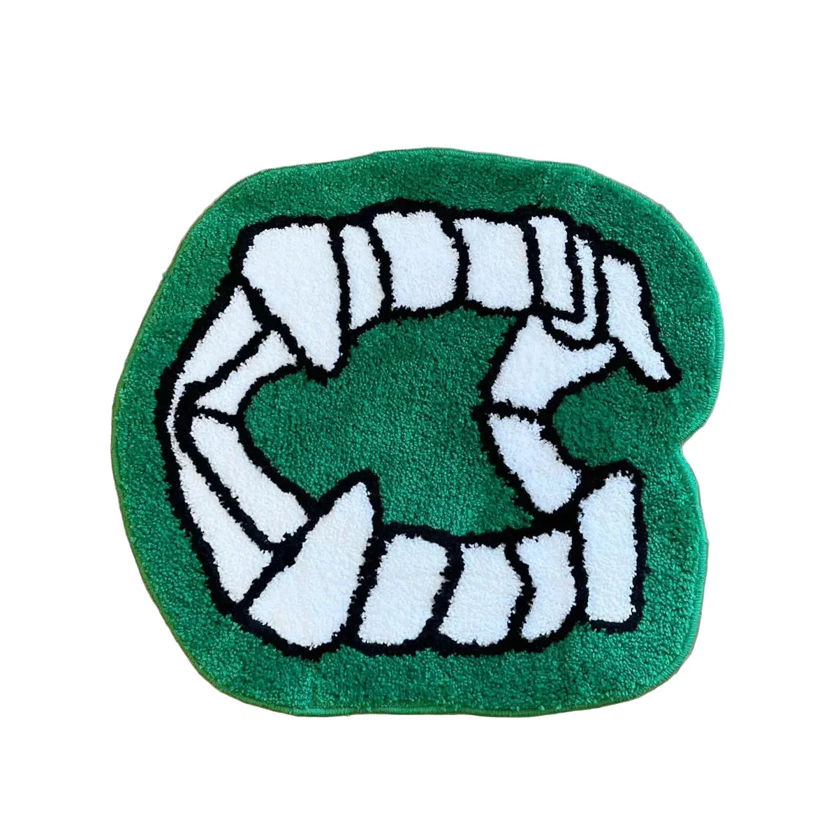 Vampire Teeth Tufted Rug