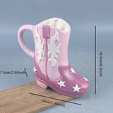 Ceramic Christmas Shoe Vase Decor