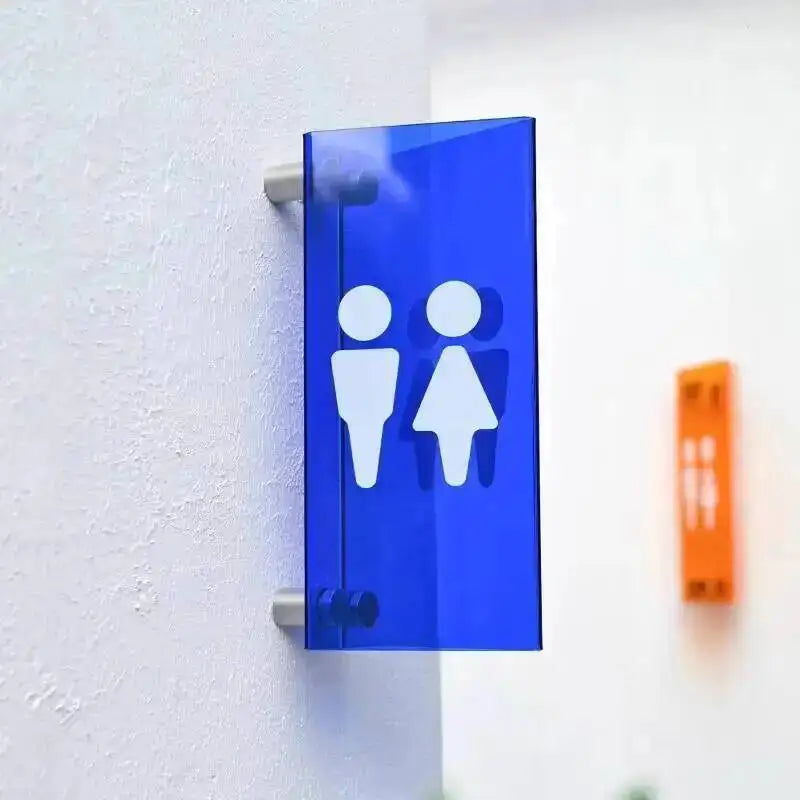 Acrylic Restroom Door Sign