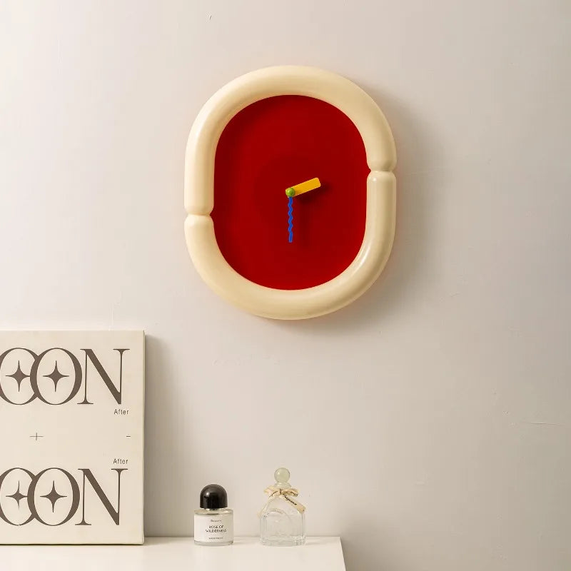 Nordic Colorful Silent Wall Clock for Living Room & Bedroom