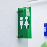 Acrylic Restroom Door Sign