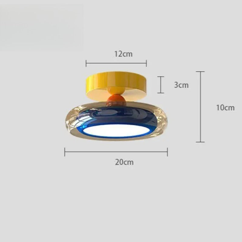 Colorful Bauhaus Memphis Ceiling Light
