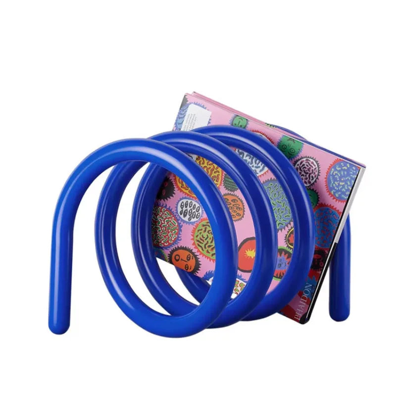Spiral Bookshelf Decor