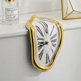 Surreal Melting Wall Clock Decor