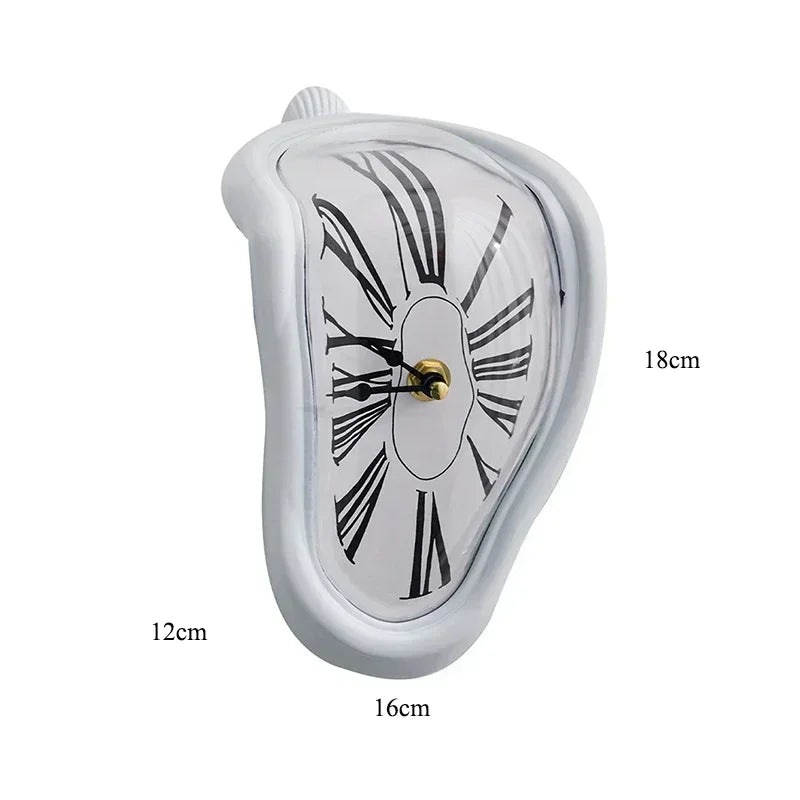 Surreal Melting Wall Clock Decor