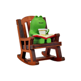 Funny Frog Figurine Decor