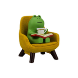Funny Frog Figurine Decor