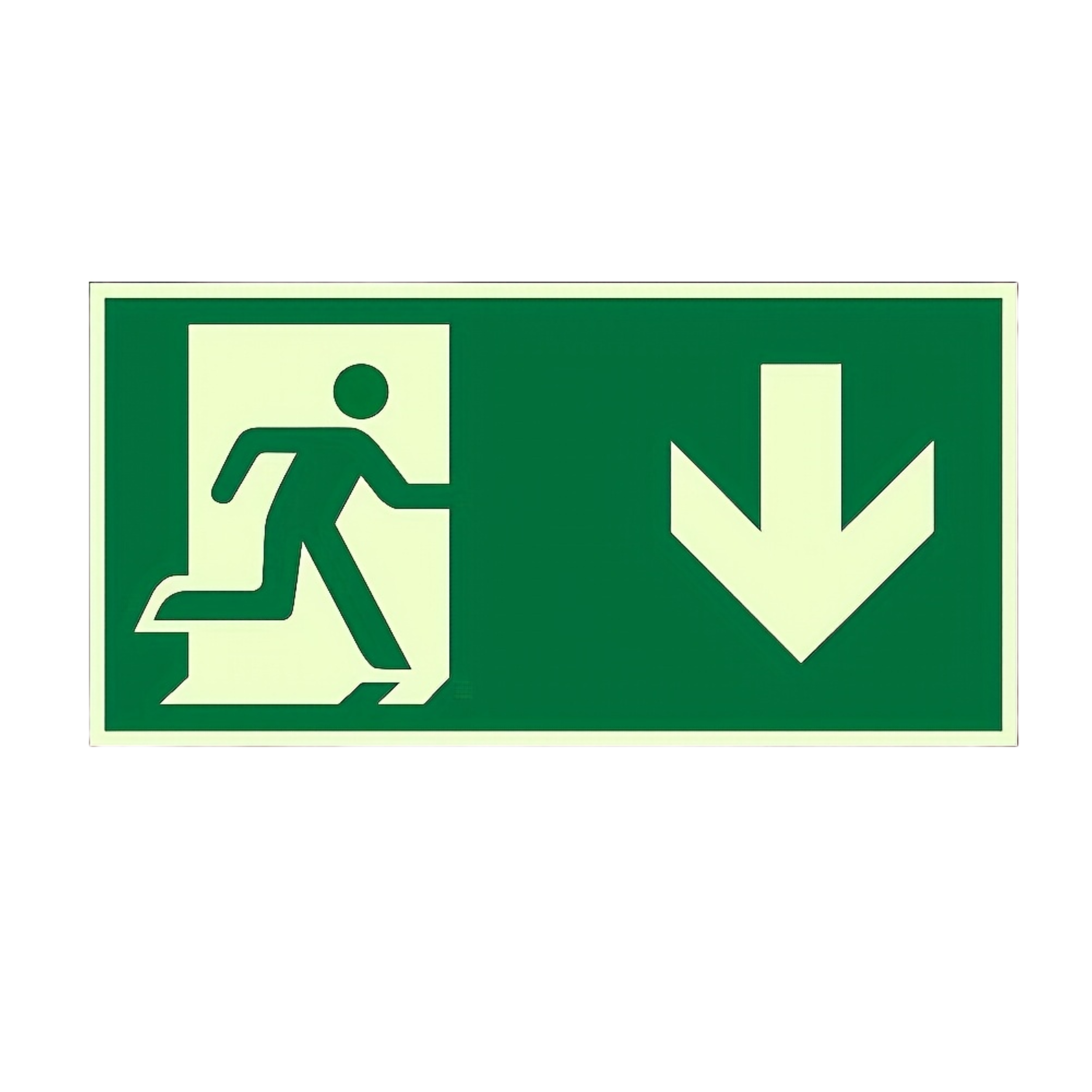 Exit Sign Glow Sticker