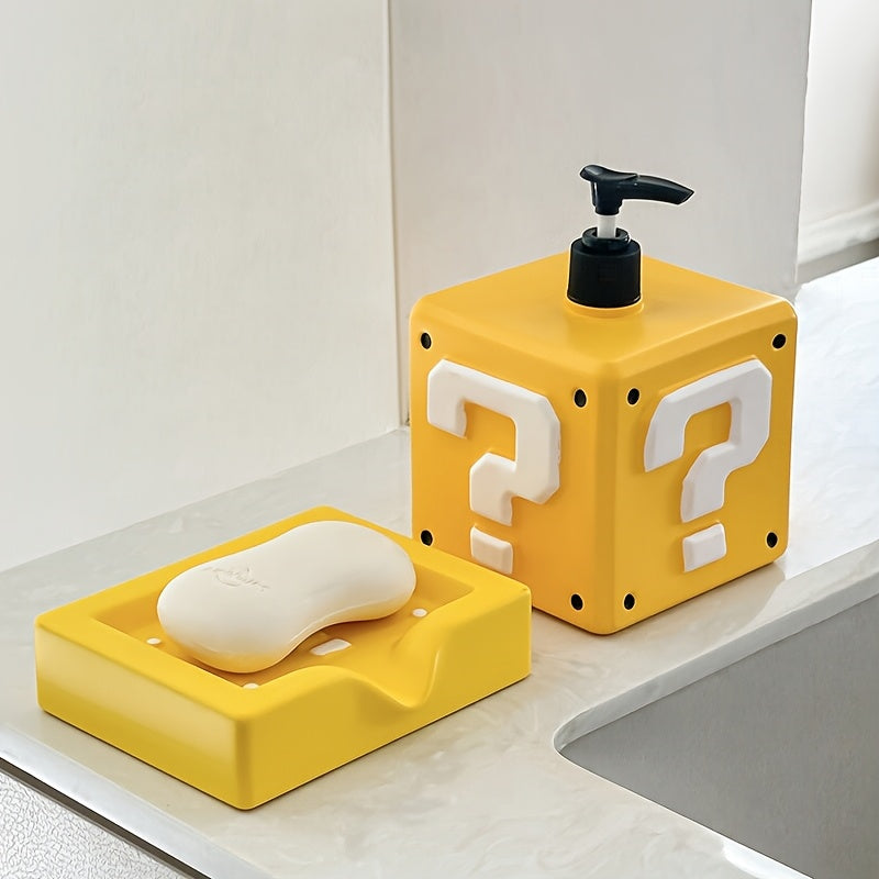 Cartoon Soap Dish Holder Bathroom Set