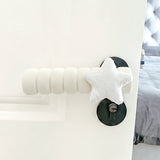 2pcs Fluffy Star Door Handle Covers, Soft Anti-Collision Doorknob Protector, Wall Safety Protection Cover, Noiseless Door Knob Sleeve, Perfect for Bedrooms, Home Decoration