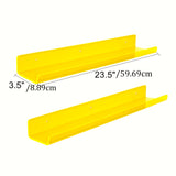 Acrylic Floating Wall Shelves Set of 2 Decor