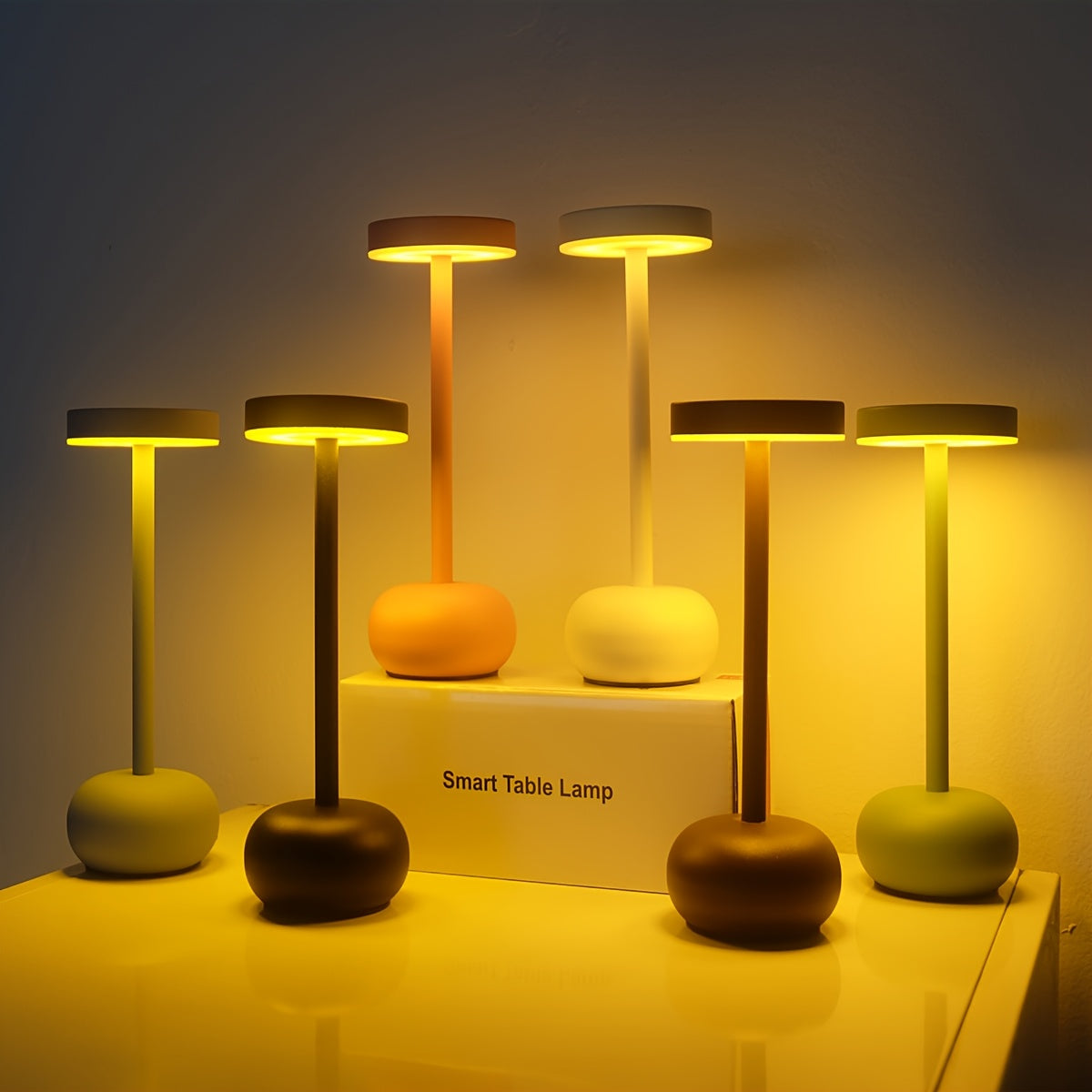 Wrought Iron Beam Table Lamp USB Night Light