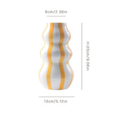 Rustic Ceramic Gourd Vase Decor
