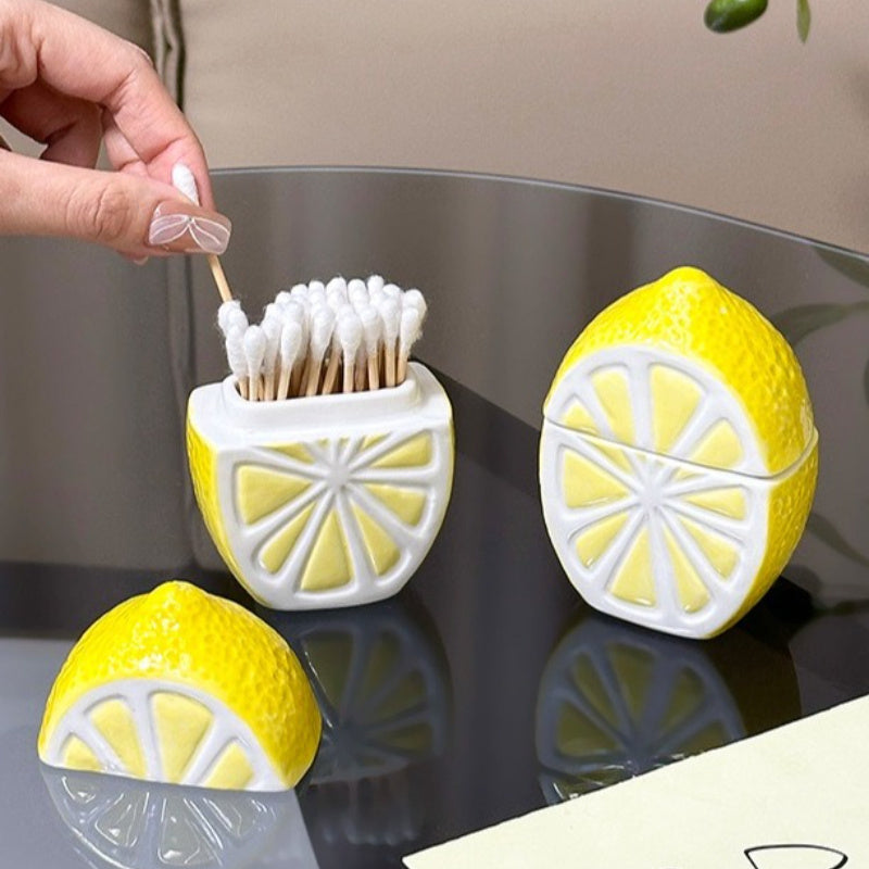 Lemon Ceramic Storage