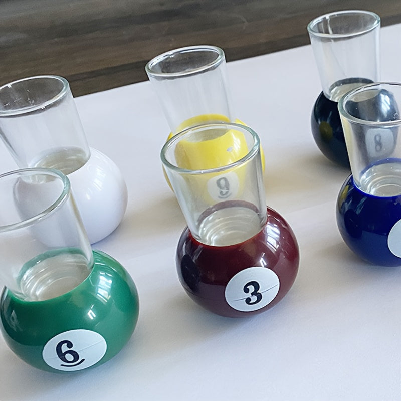Billiards Cups Glass Set 6pcs