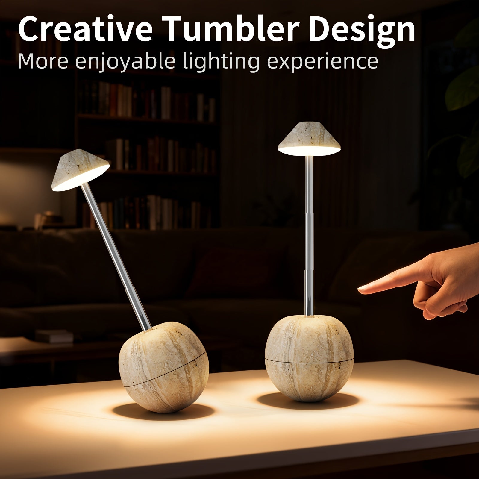 Wireless LED Desk Lamp Rechargeable Light