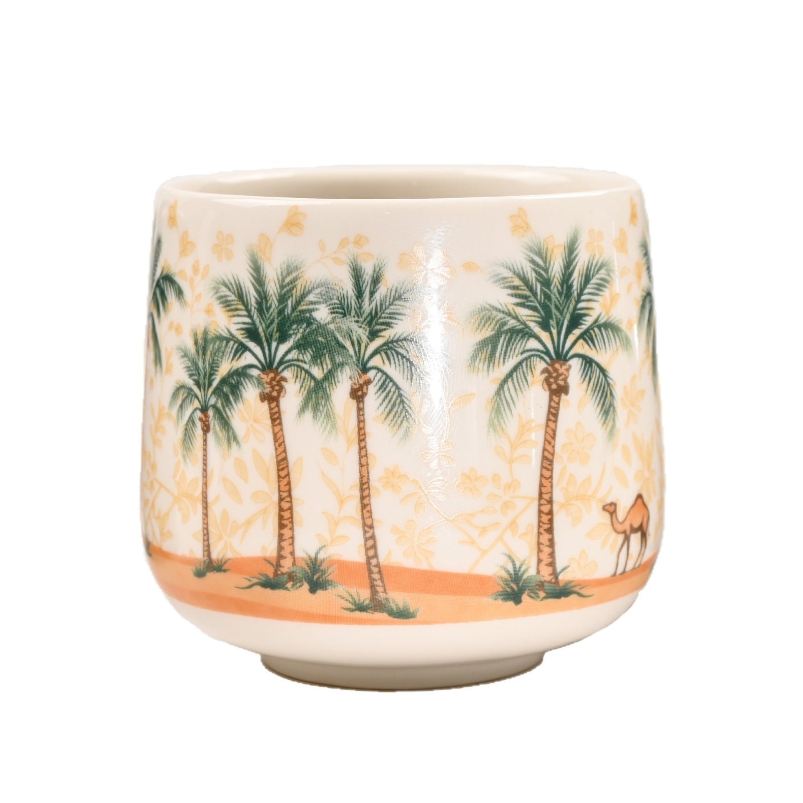 Coconut Style Ceramic Coffee Cup